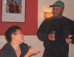 Yvonne Brewster with Paul Jacuson James