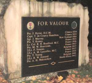 For Valour; the memorial outside the museum entrance